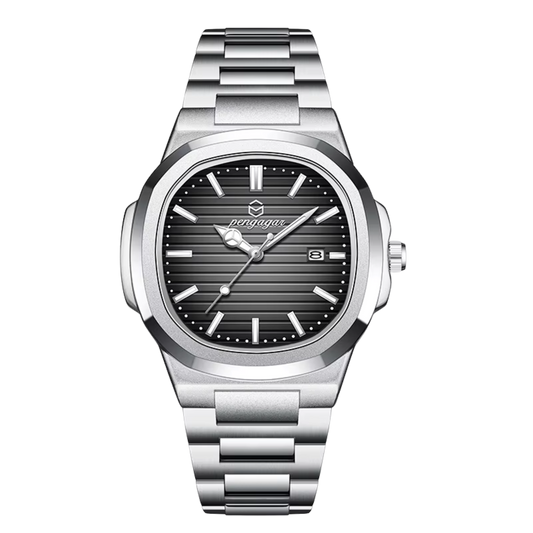 Poedagar Business Men Clock Stainless