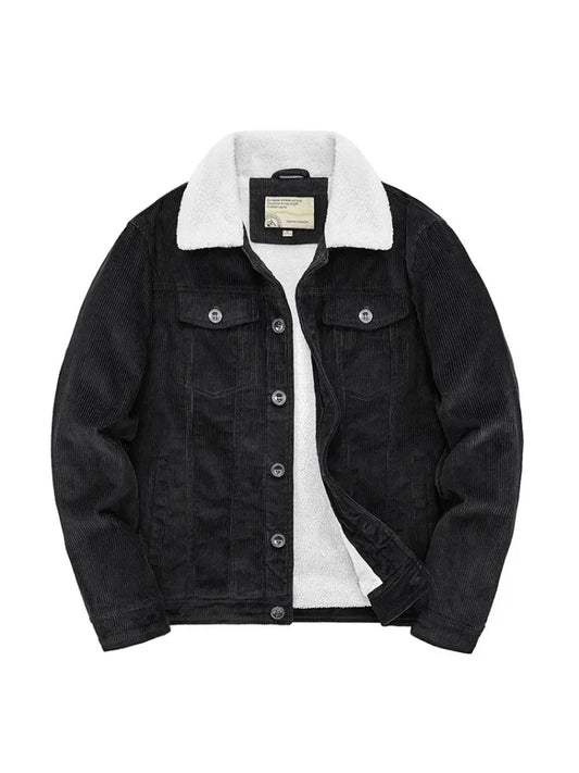 Padded cotton jacket.