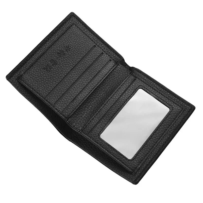 Wallet with zipper closure.