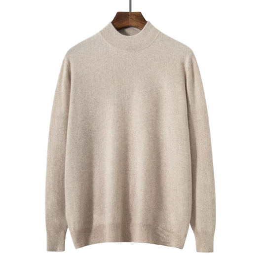 Pullover-style cashmere sweater.