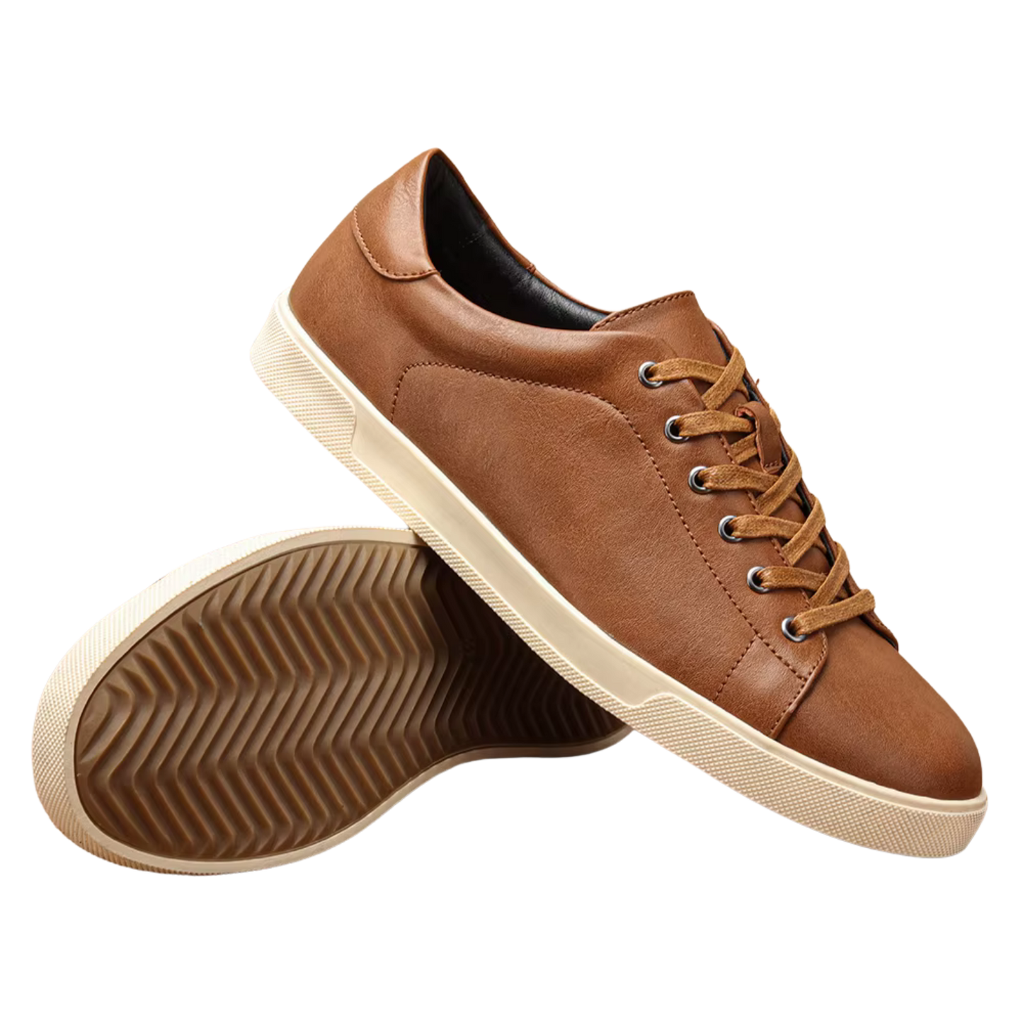 Comfortable leather shoes.