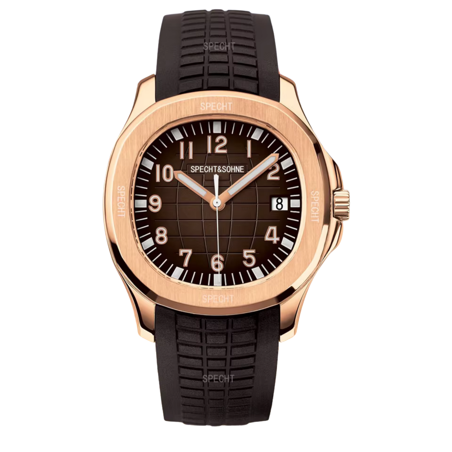 Watch with Miyota mechanism.