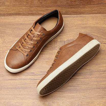 Comfortable leather shoes.