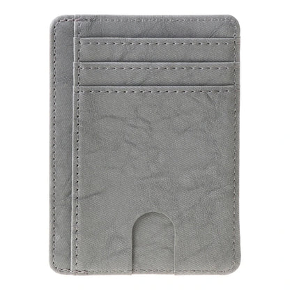 Leather card holder.