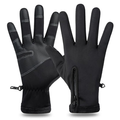 Gloves with thermal wool lining.