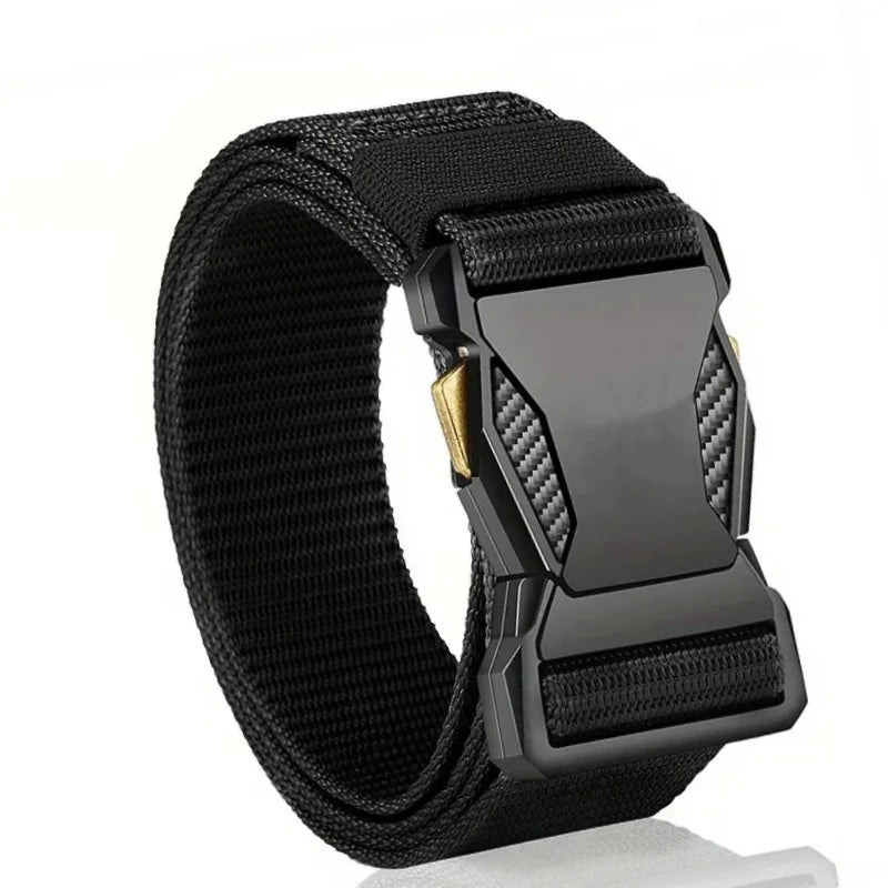 Men's belts with quick-release buckle.