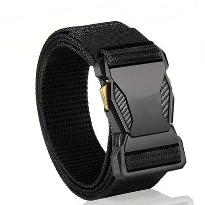 Men's belts with quick-release buckle.