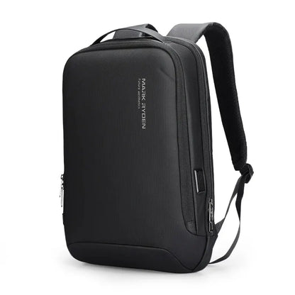 Minimalist model laptop backpack.