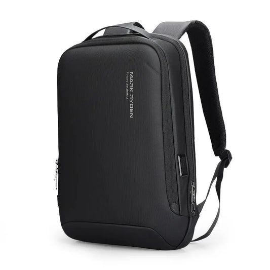 Minimalist model laptop backpack.