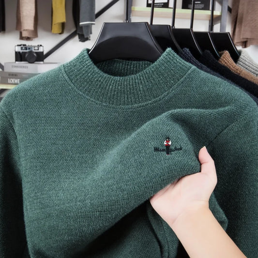 Designer knit sweater.