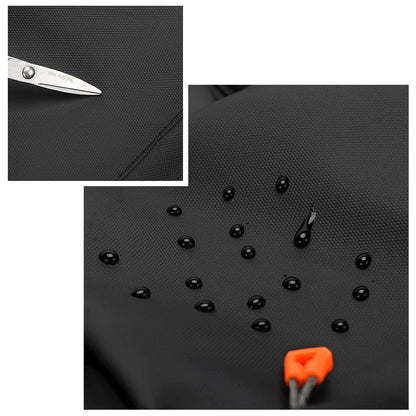 Waterproof laptop backpack.