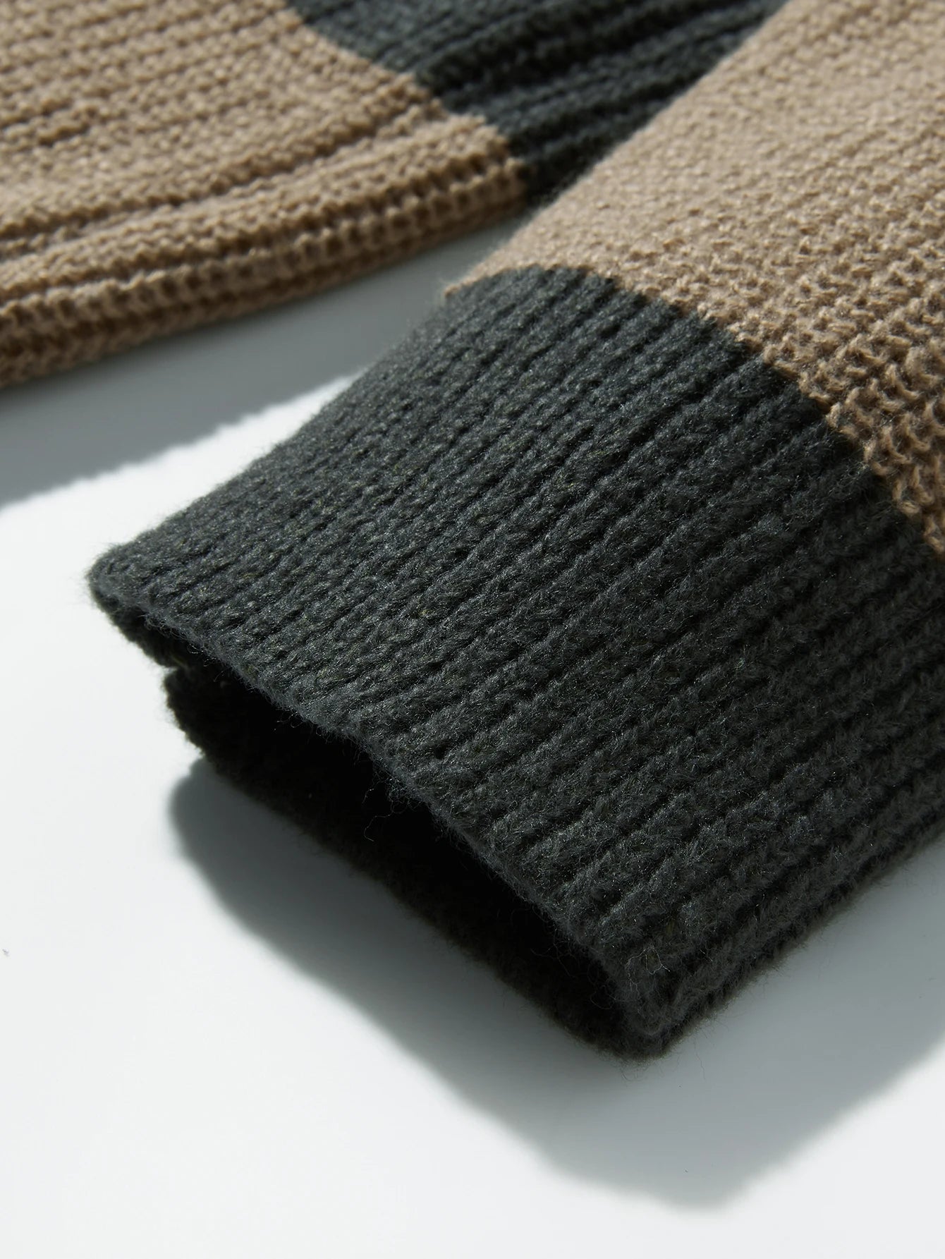 Casual striped sweater.