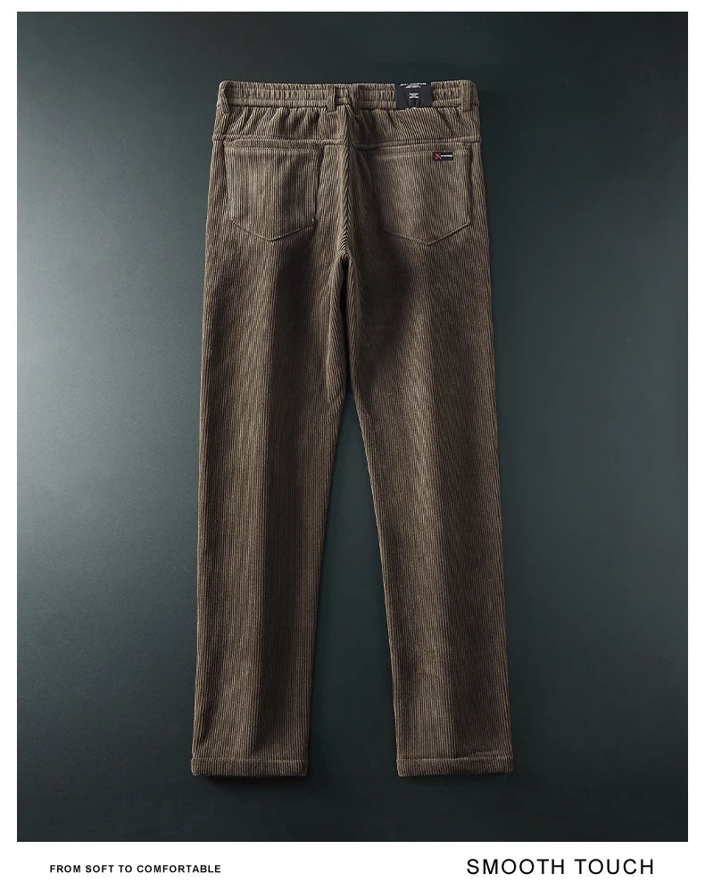 Corduroy trousers, lined with wool.