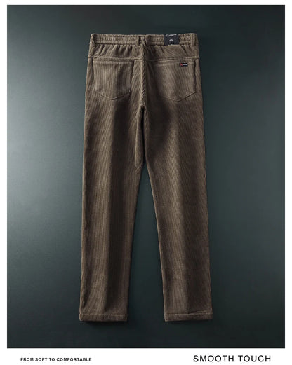 Corduroy trousers, lined with wool.