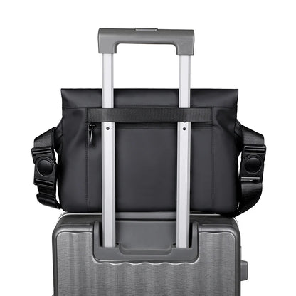 Retro crossbody bag.