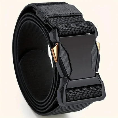 Men's belts with quick-release buckle.