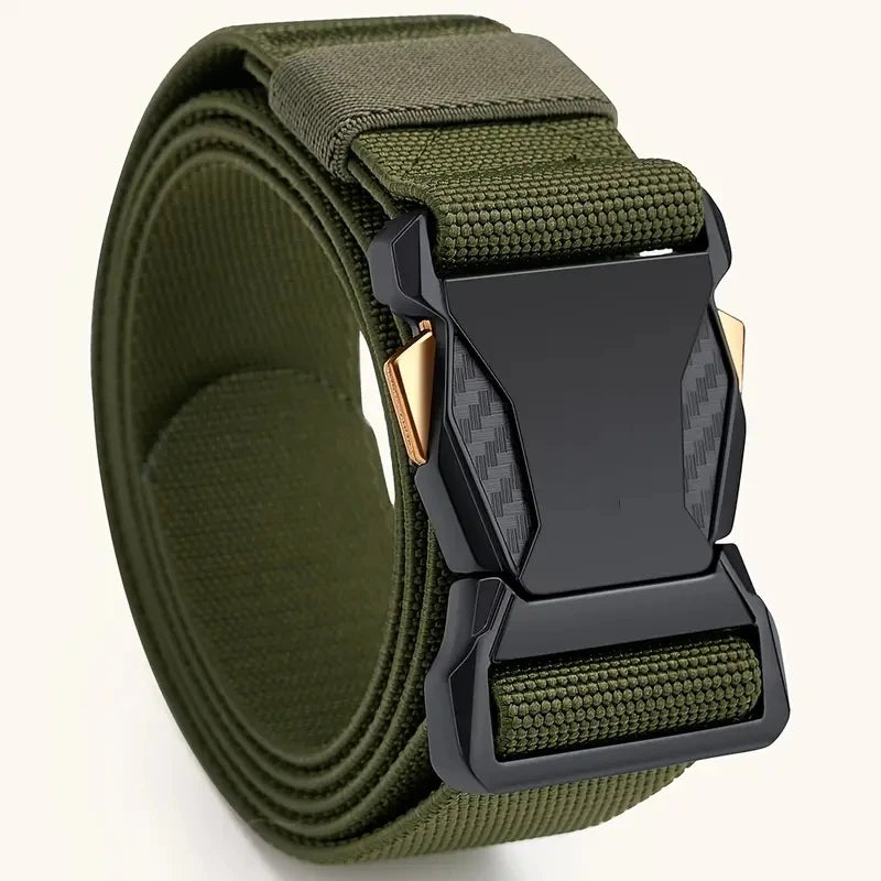 Men's belts with quick-release buckle.