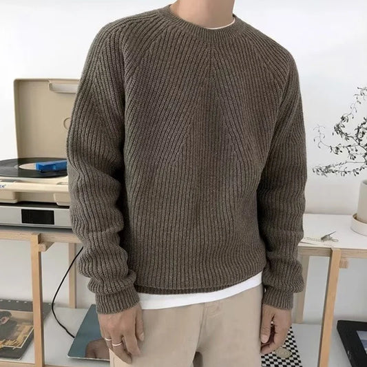 Textured casual knit sweaters.