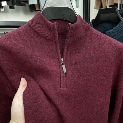 Luxury sweater with thick lining.