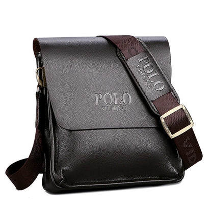 Leather crossbody bag.