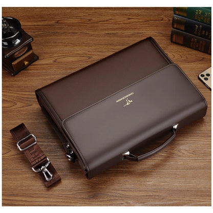 Leather executive briefcase.