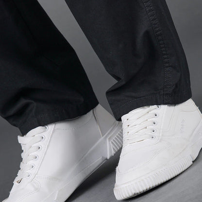 Casual cotton cargo pants.