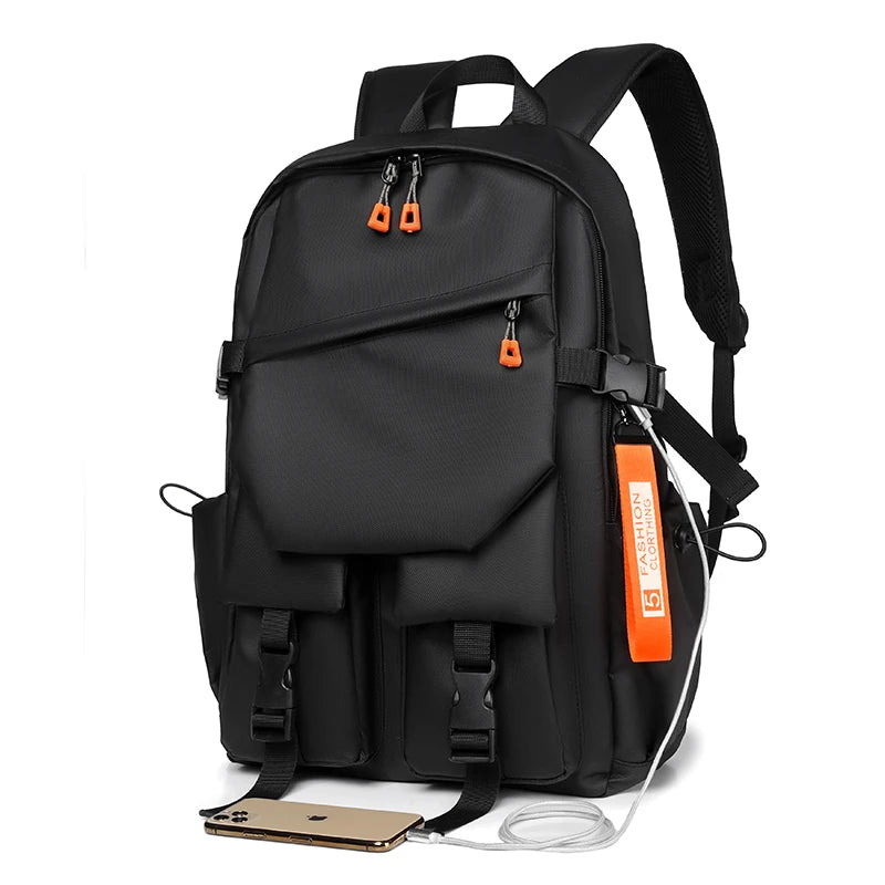 Waterproof laptop backpack.