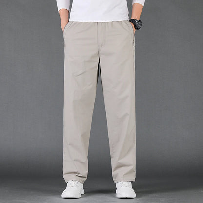Casual cotton cargo pants.