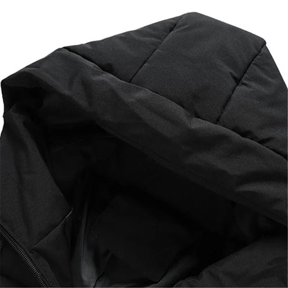 Padded jacket made of thick cotton.