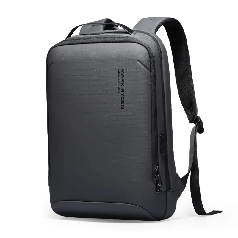 Minimalist model laptop backpack.