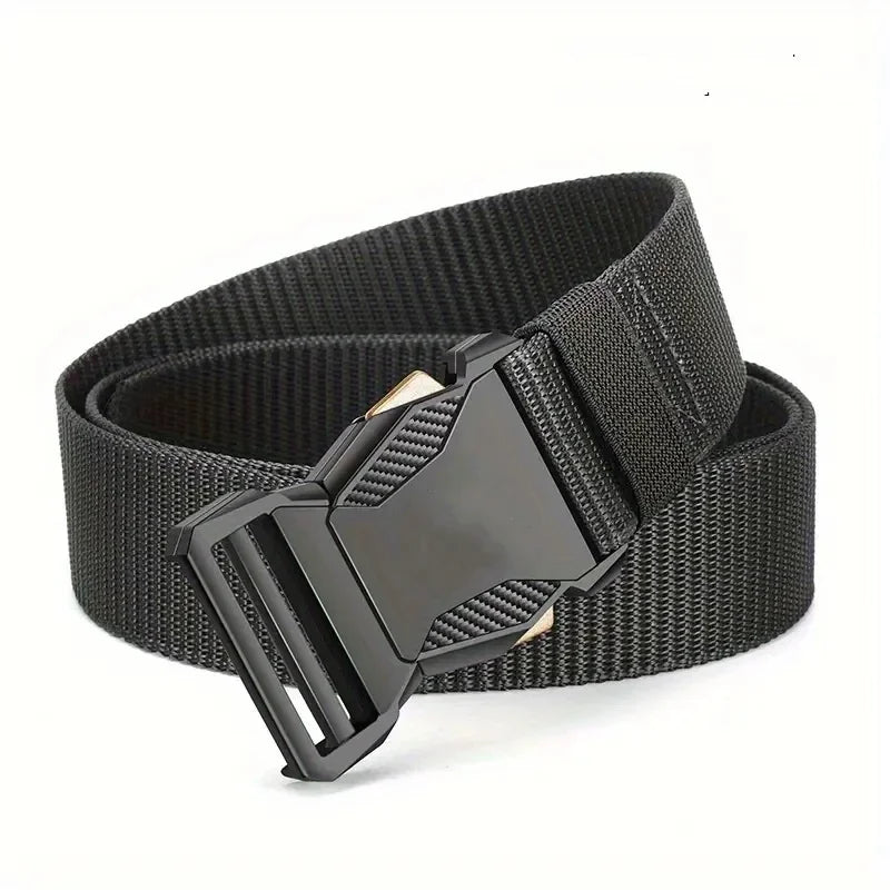 Men's belts with quick-release buckle.
