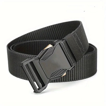 Men's belts with quick-release buckle.