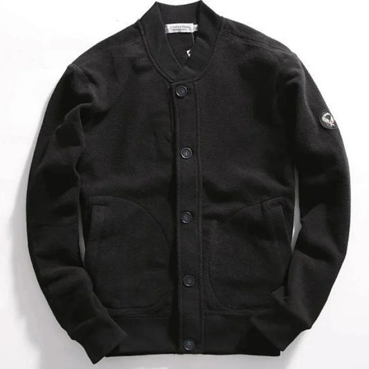 Men's Fleece Bomber Jacket, tactical style, thick and soft.