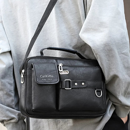 Retro waterproof briefcase.