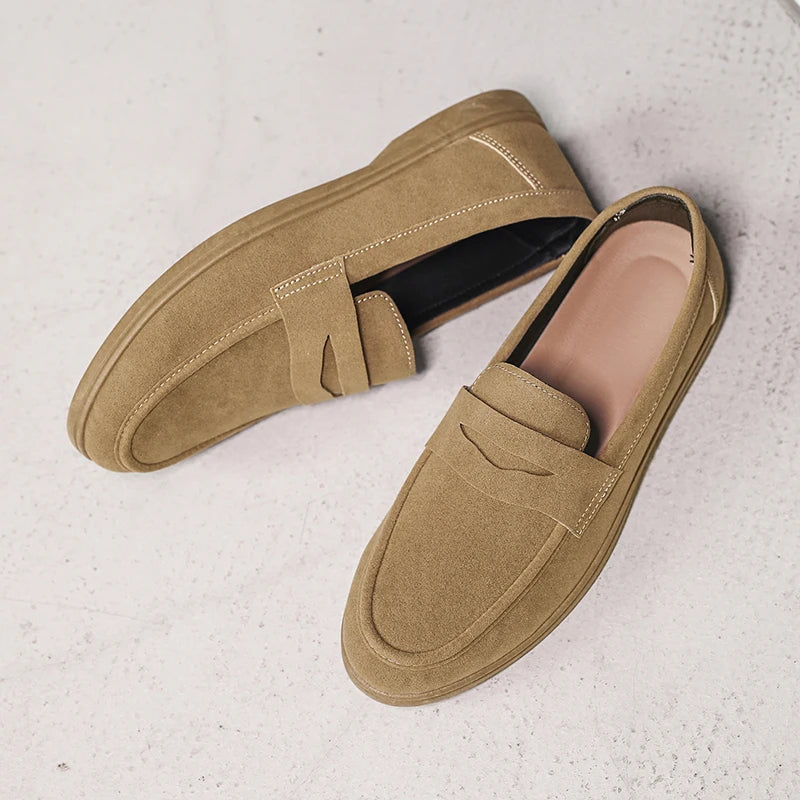 Casual slip-on moccasins.