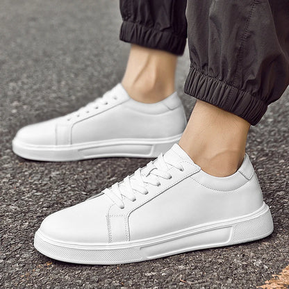 Shoe made of non-slip leather.