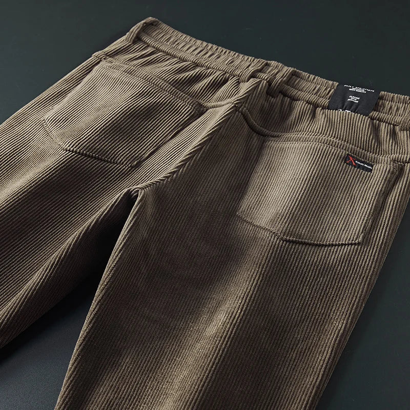 Corduroy trousers, lined with wool.