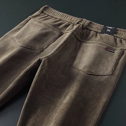 Corduroy trousers, lined with wool.