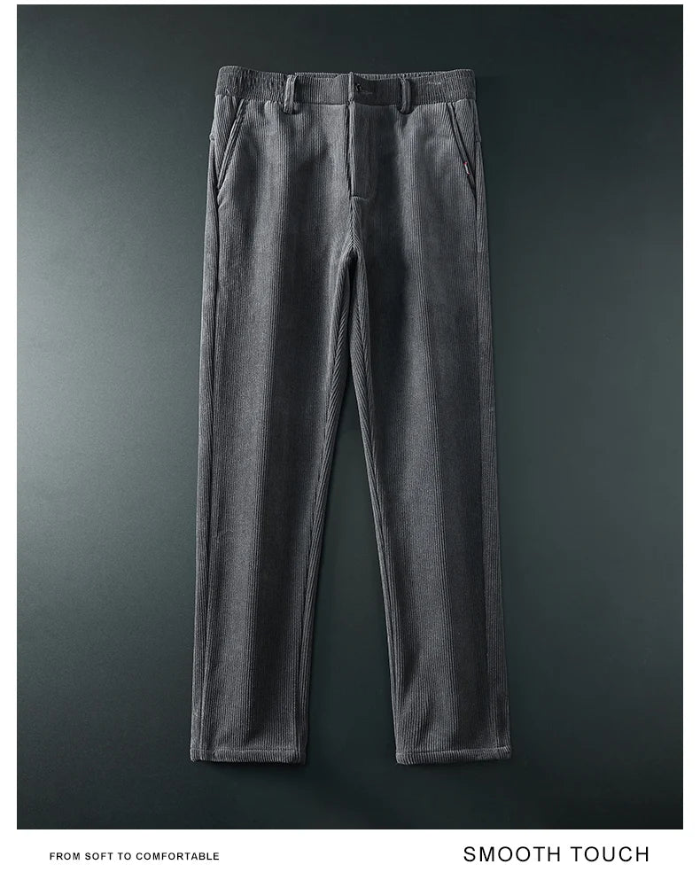 Corduroy trousers, lined with wool.