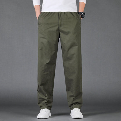 Casual cotton cargo pants.