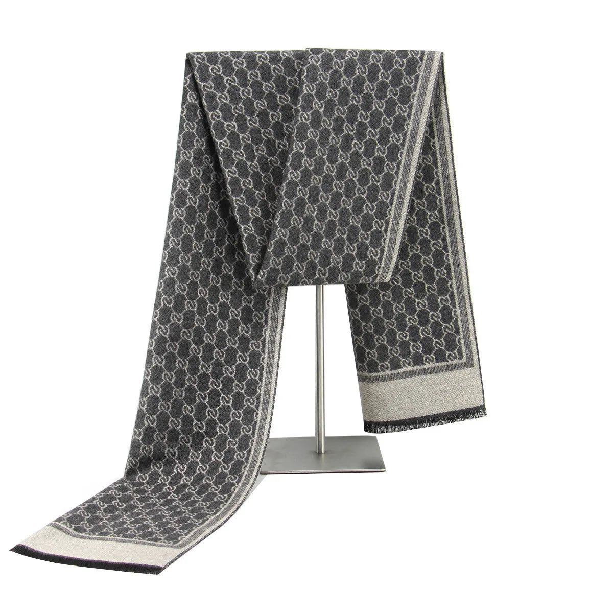 Men's cashmere scarf, pashmina style.