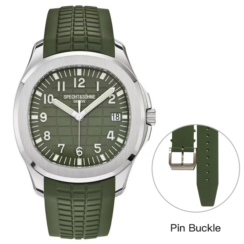 Watch with Miyota mechanism.