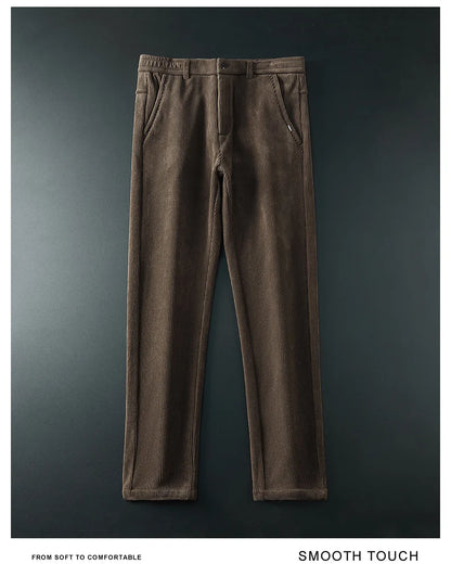 Corduroy trousers, lined with wool.