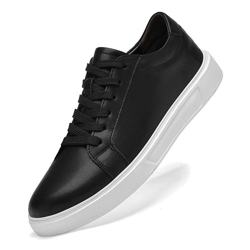 Shoe made of non-slip leather.