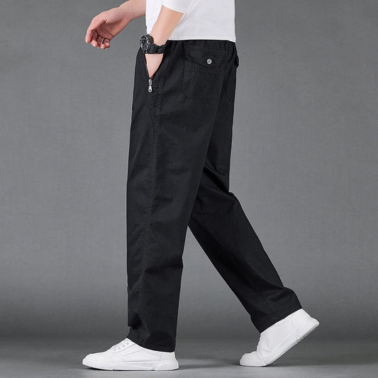 Casual cotton cargo pants.