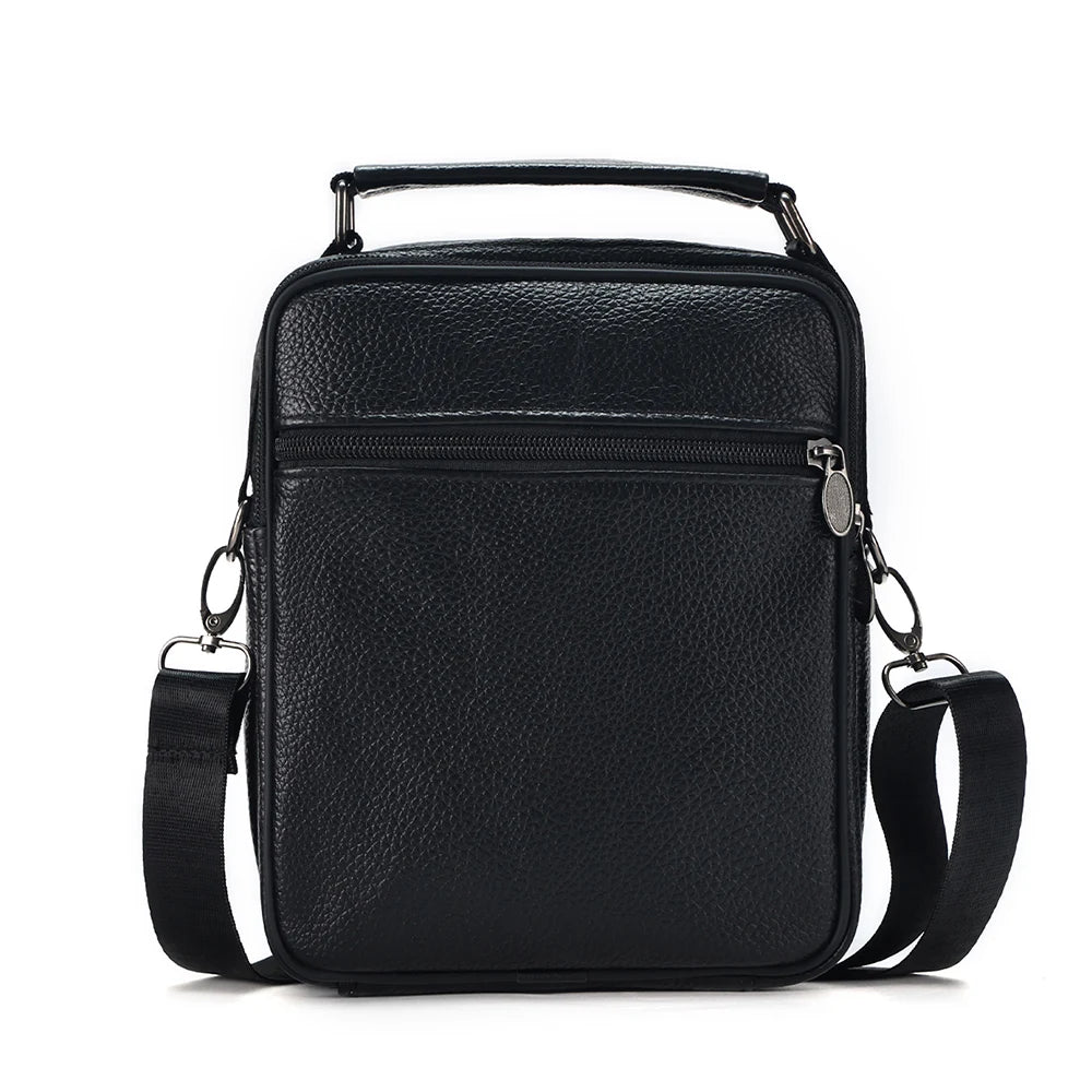 Leather crossbody bag.