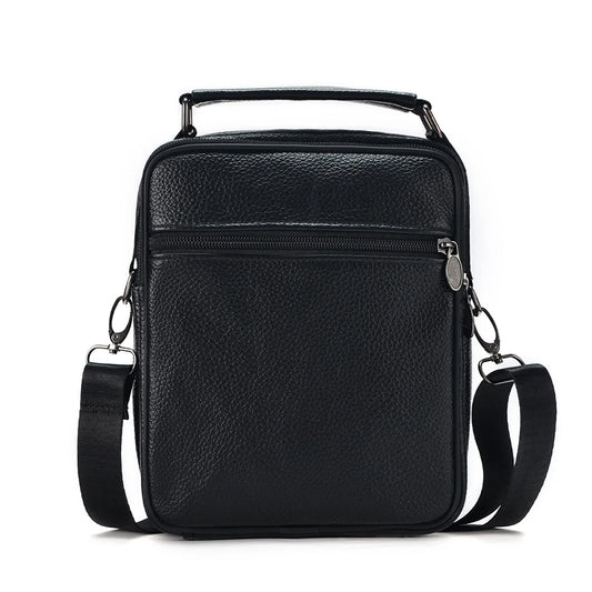 Leather crossbody bag.