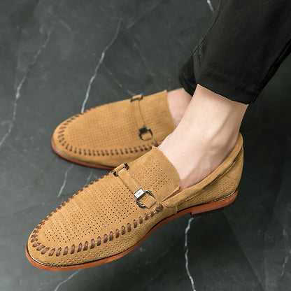 Leather shoes for gentlemen.