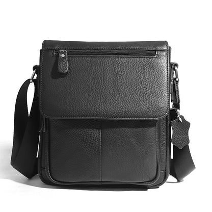 Leather crossbody bag.