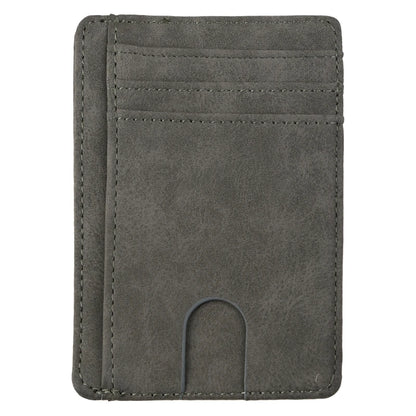 Leather card holder.